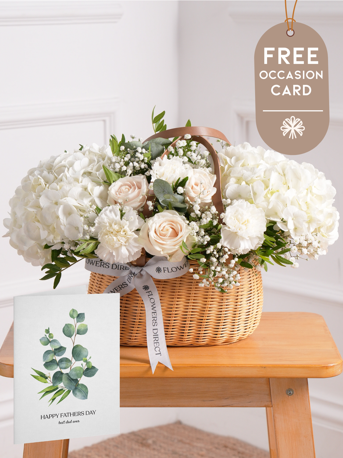 Father's Day Pure Bliss Basket with Free Occasion Card