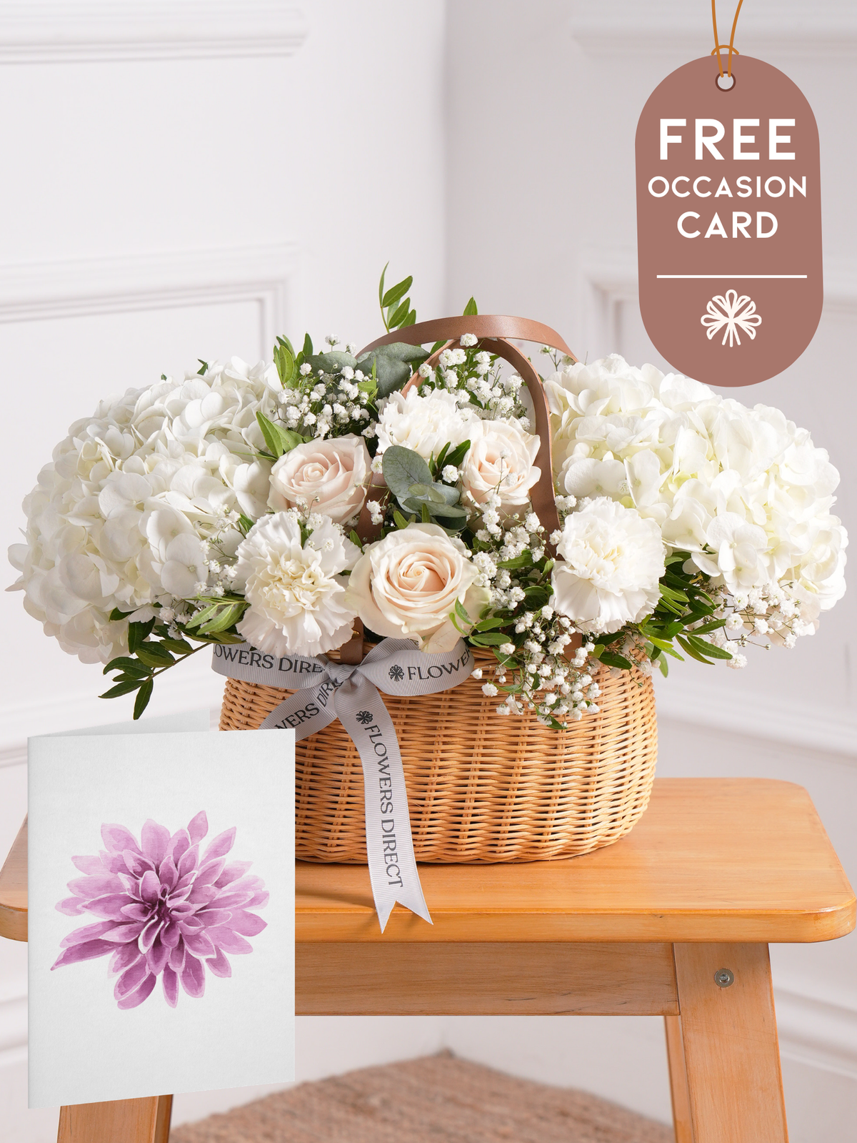 Pure Bliss Basket with Free Occasion Card