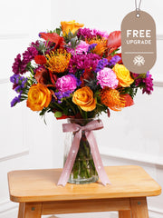 Crisp Meadow Vase Free Upgrade – Bring the season’s beauty home with the Crisp Meadow Vase, an affordable arrangement of...