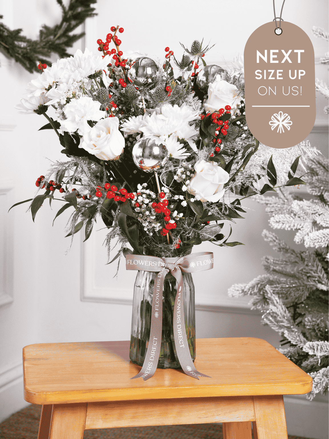 Pure Bliss Christmas Vase Next Size Up – On Us!
