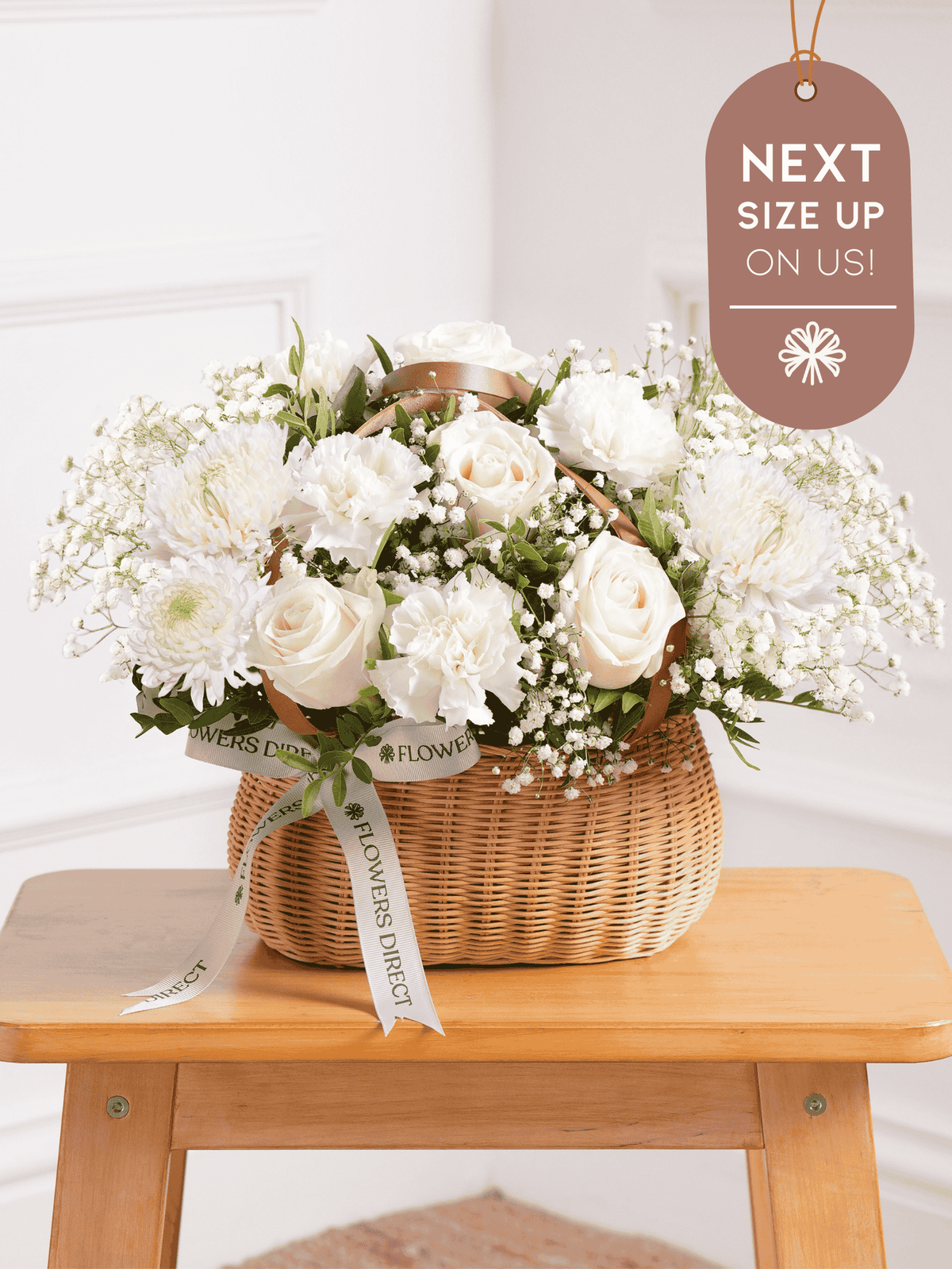 Simply White Basket Next Size Up – On Us!