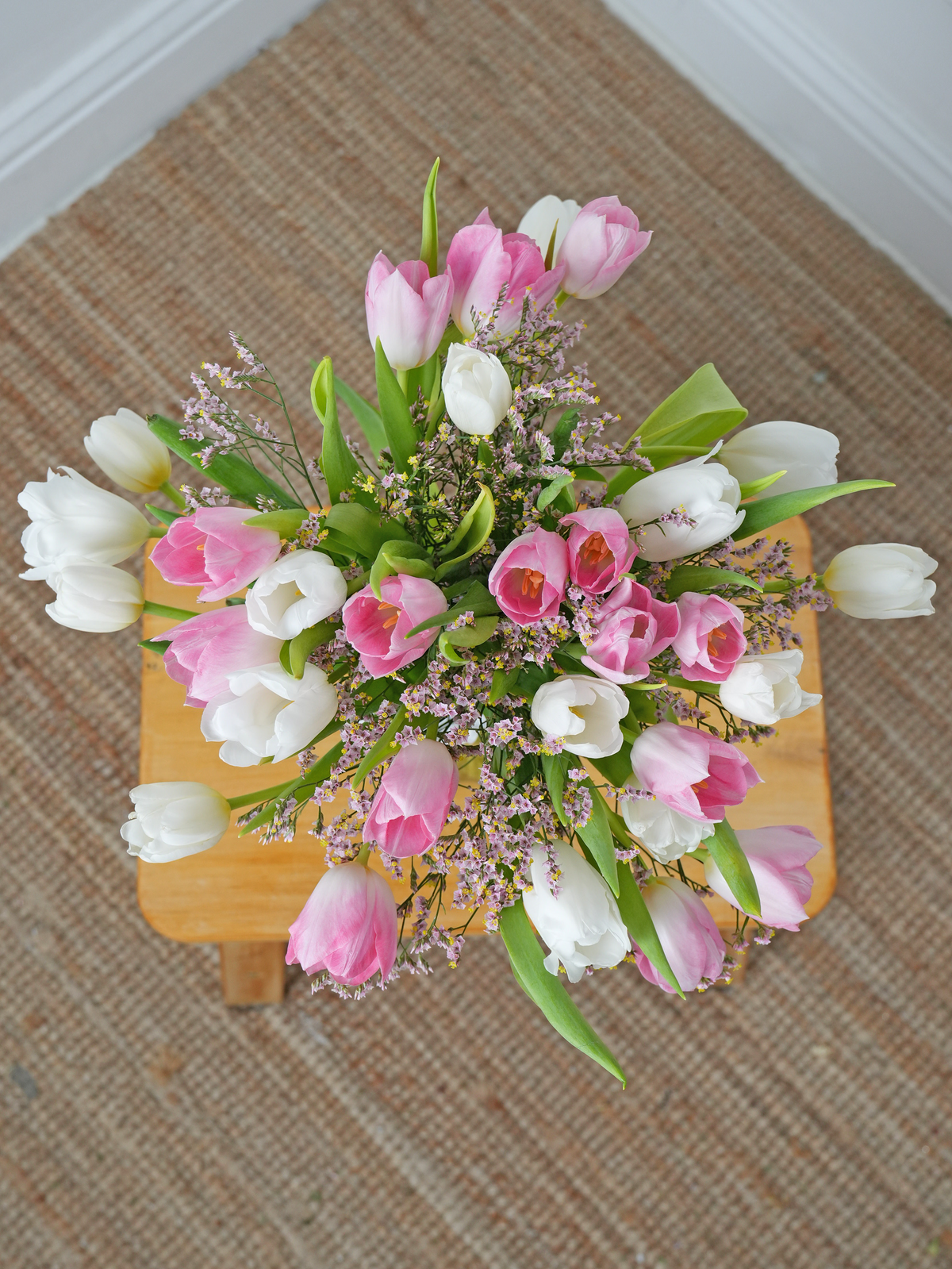 Women&#39;s Day Mixed Tulips - Vase Gift Set