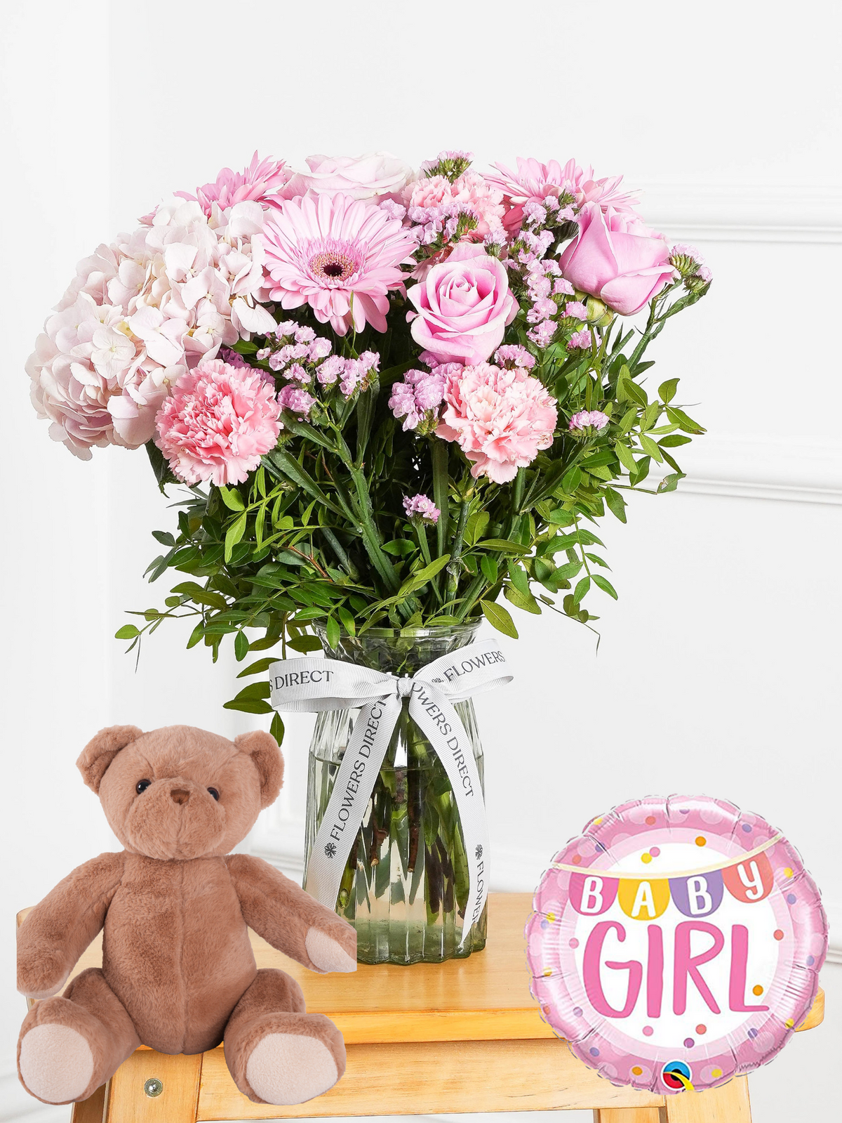 Sweetheart - Vase - New Baby Gift Set (Girl)