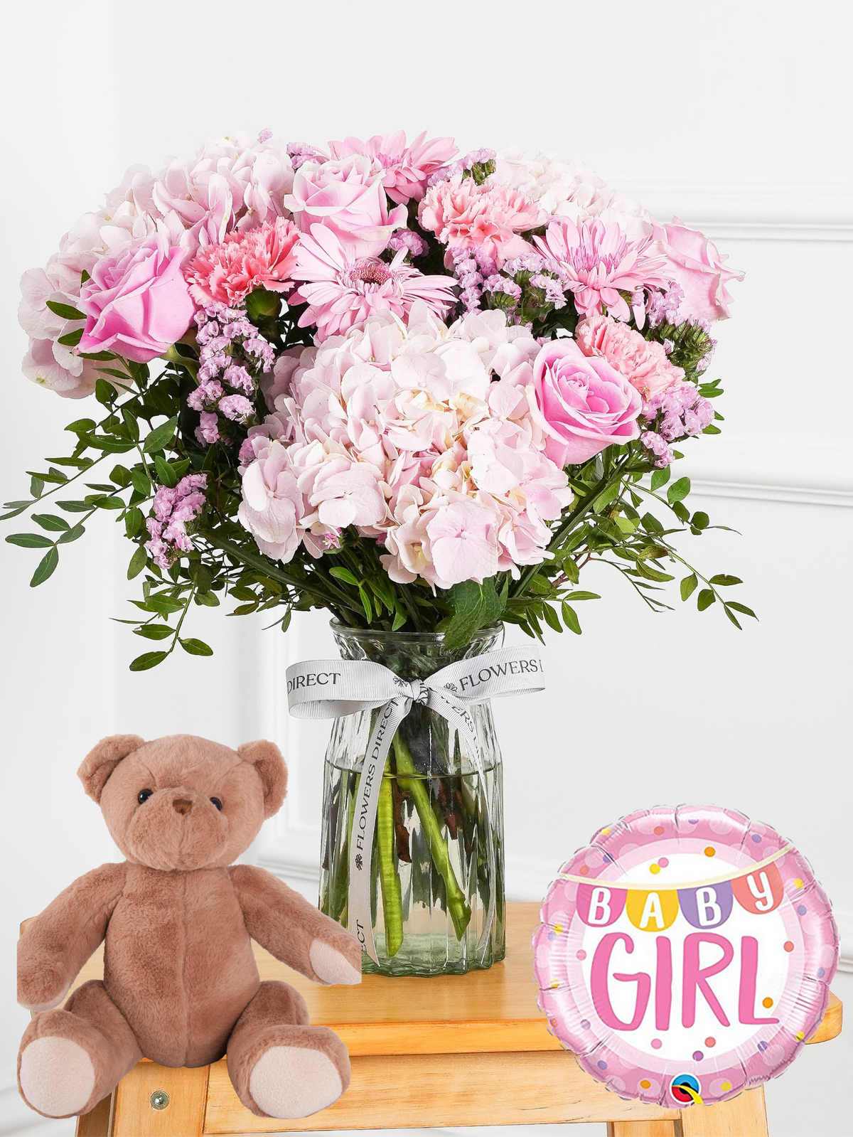 Sweetheart - Vase - New Baby Gift Set (Girl)