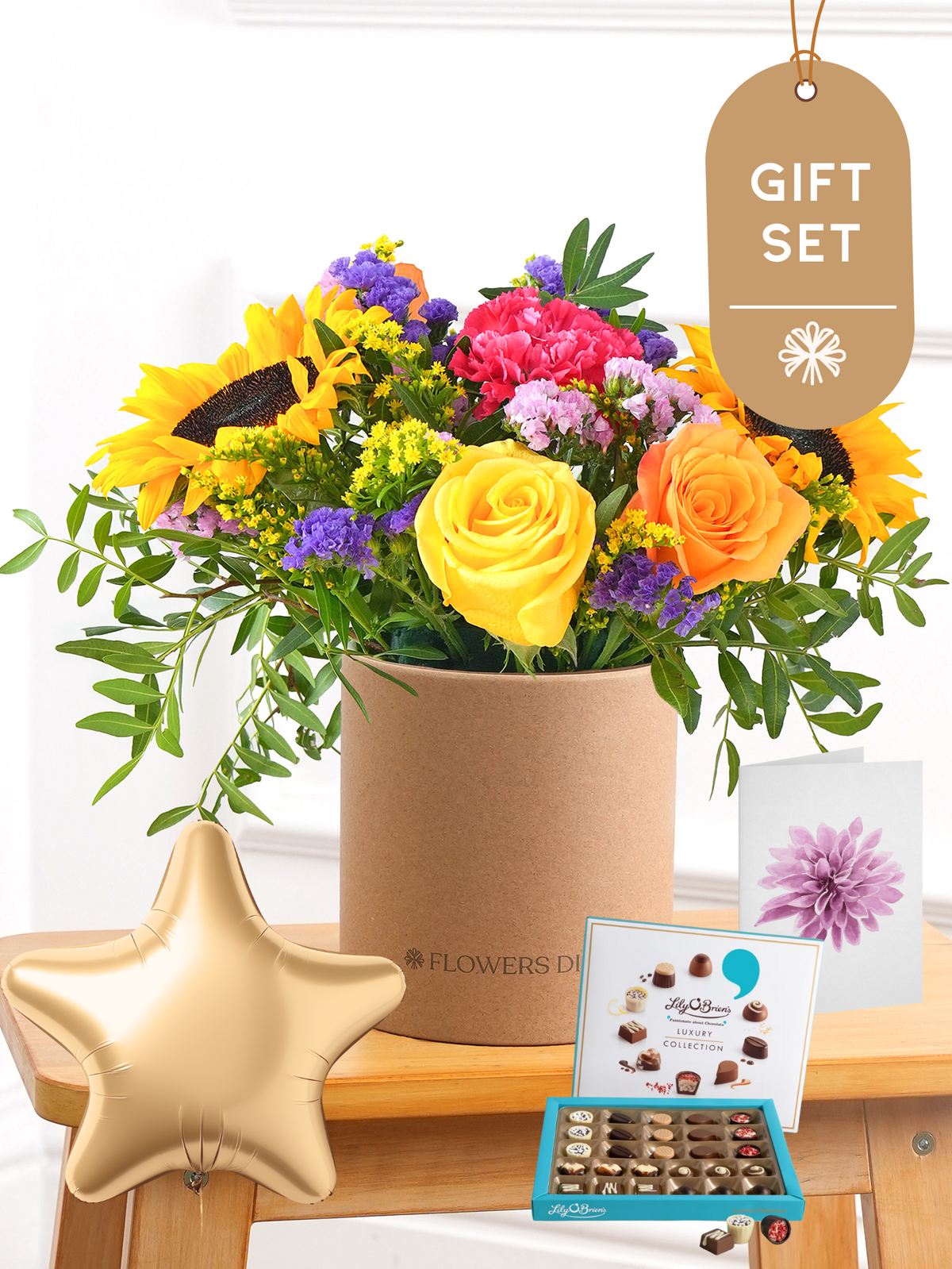 Colour Burst Hatbox Gift Set