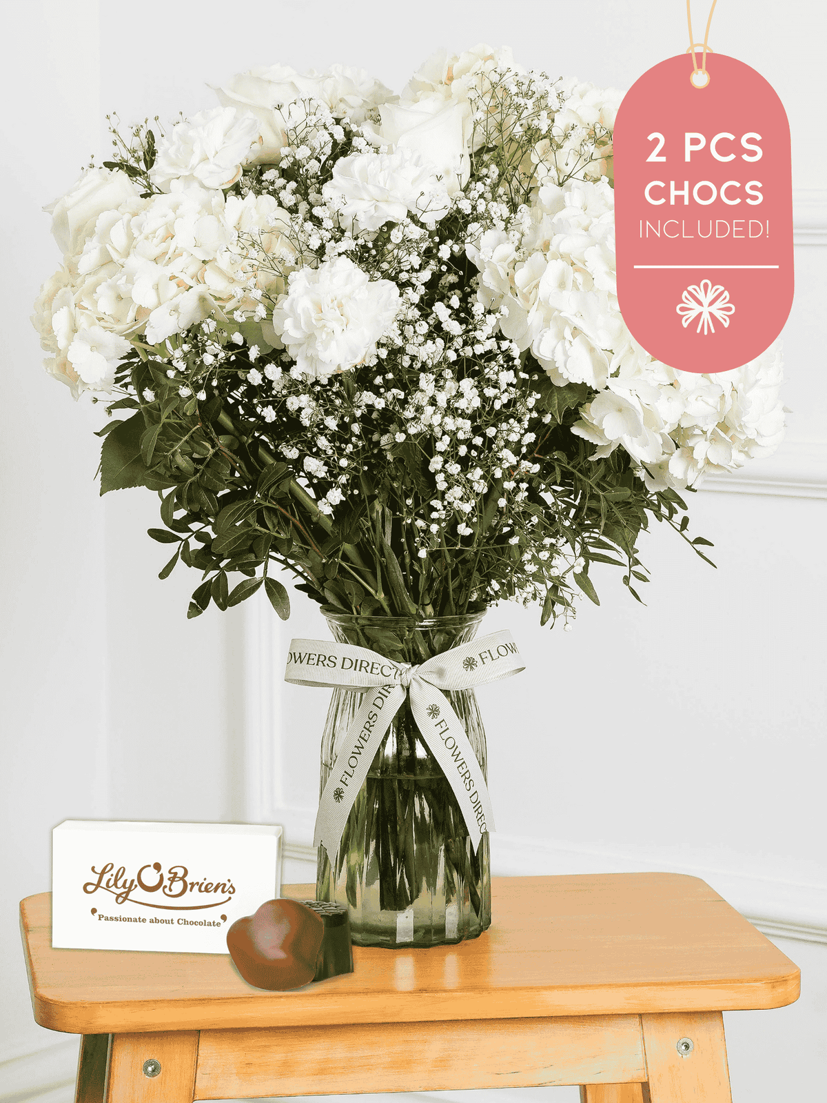 Pure Bliss Vase 2 Pcs Chocs included!