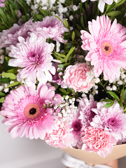 Pink Bunch! –  Immerse yourself in a world of elegance with our Hand-Tied Pink Bunch. This captivating...