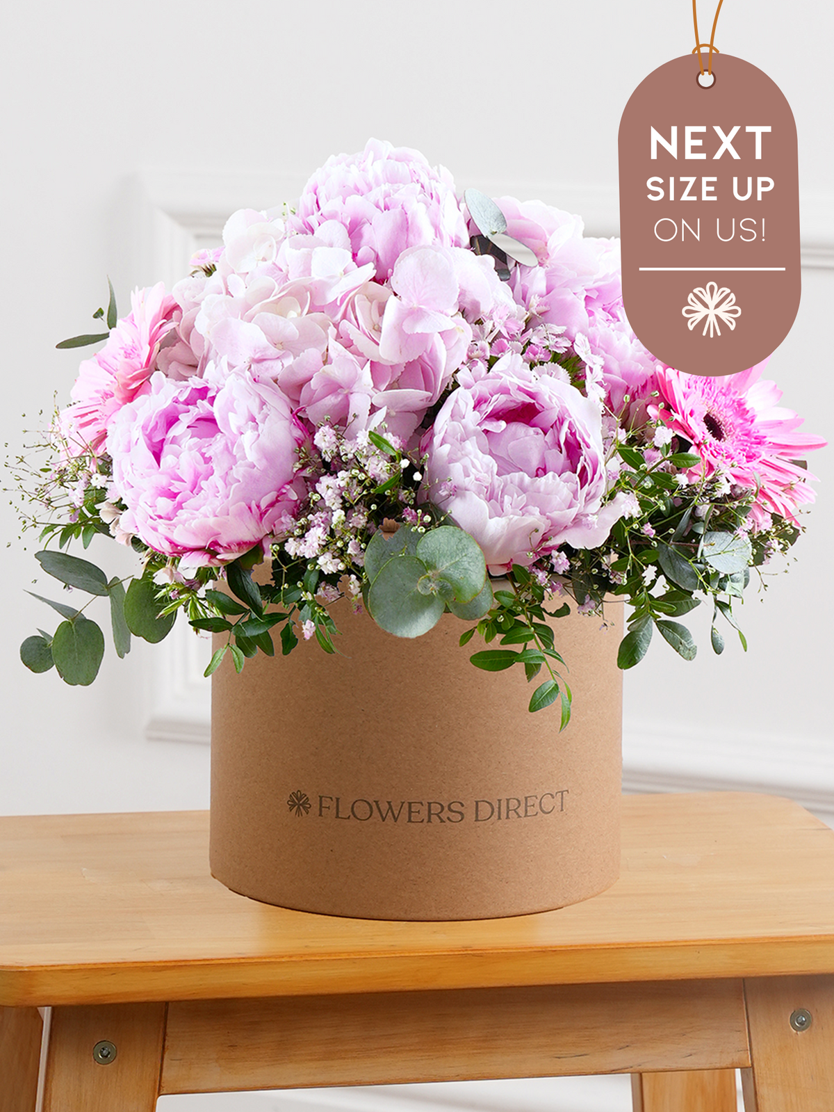 Peony Sweetheart Hatbox Next Size Up – On Us!