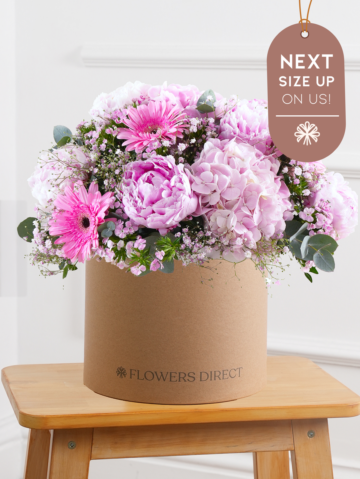 Peony Sweetheart Hatbox Next Size Up – On Us!