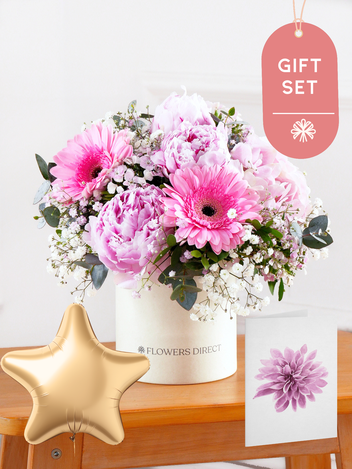 Peony Sweetheart Hatbox Gift Set