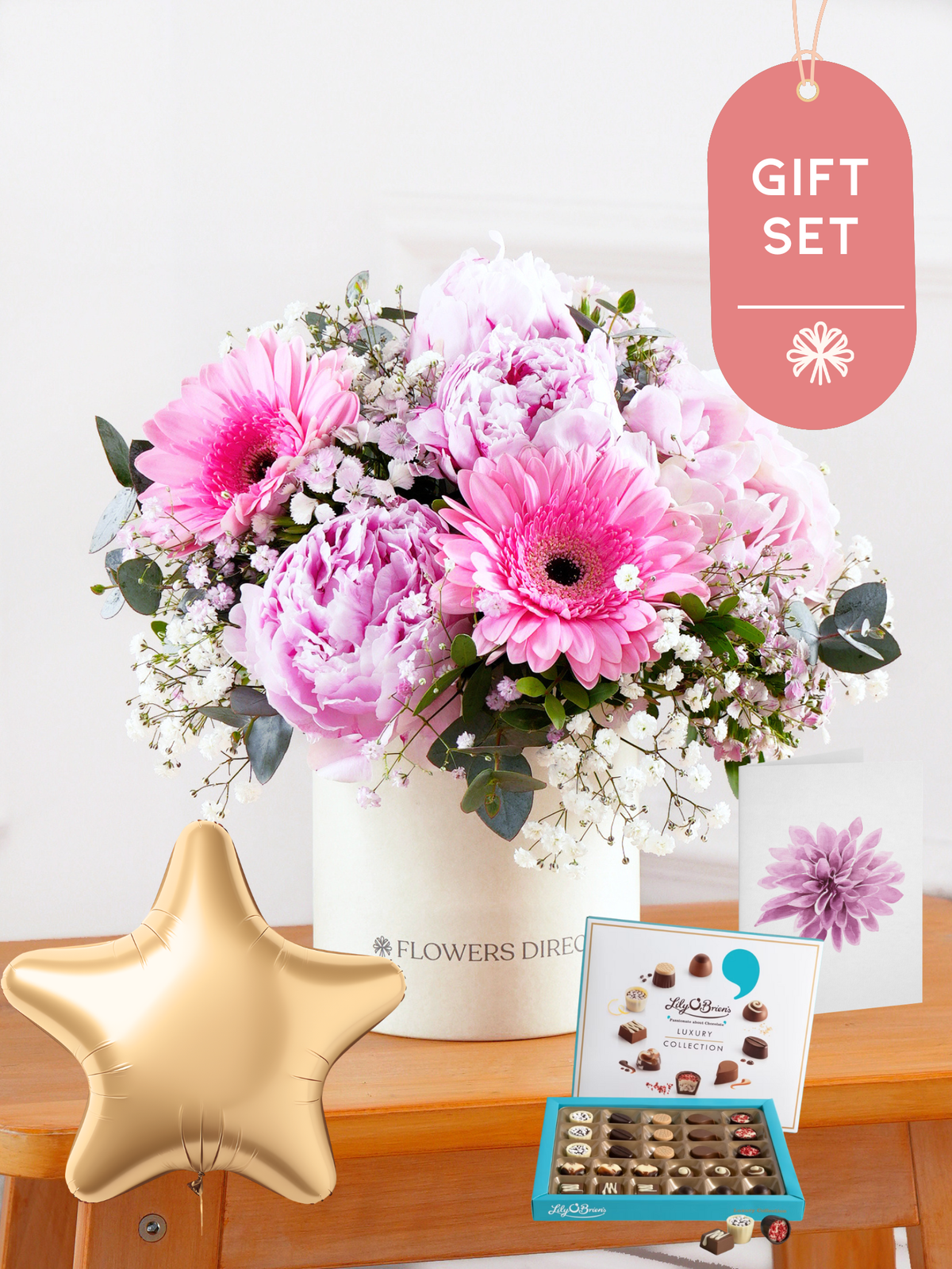 Peony Sweetheart Hatbox Gift Set