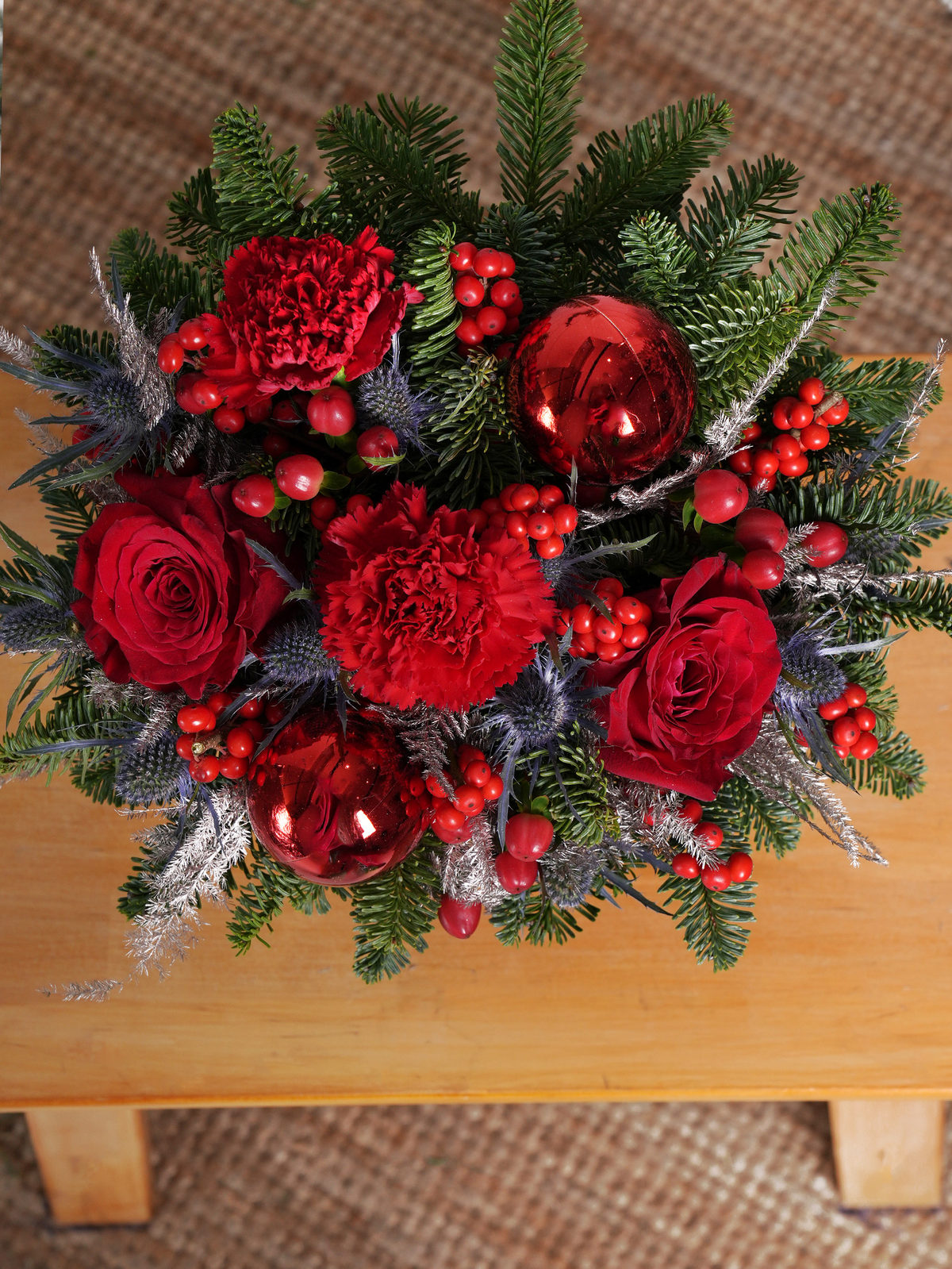 Berry Red Christmas - Hatbox