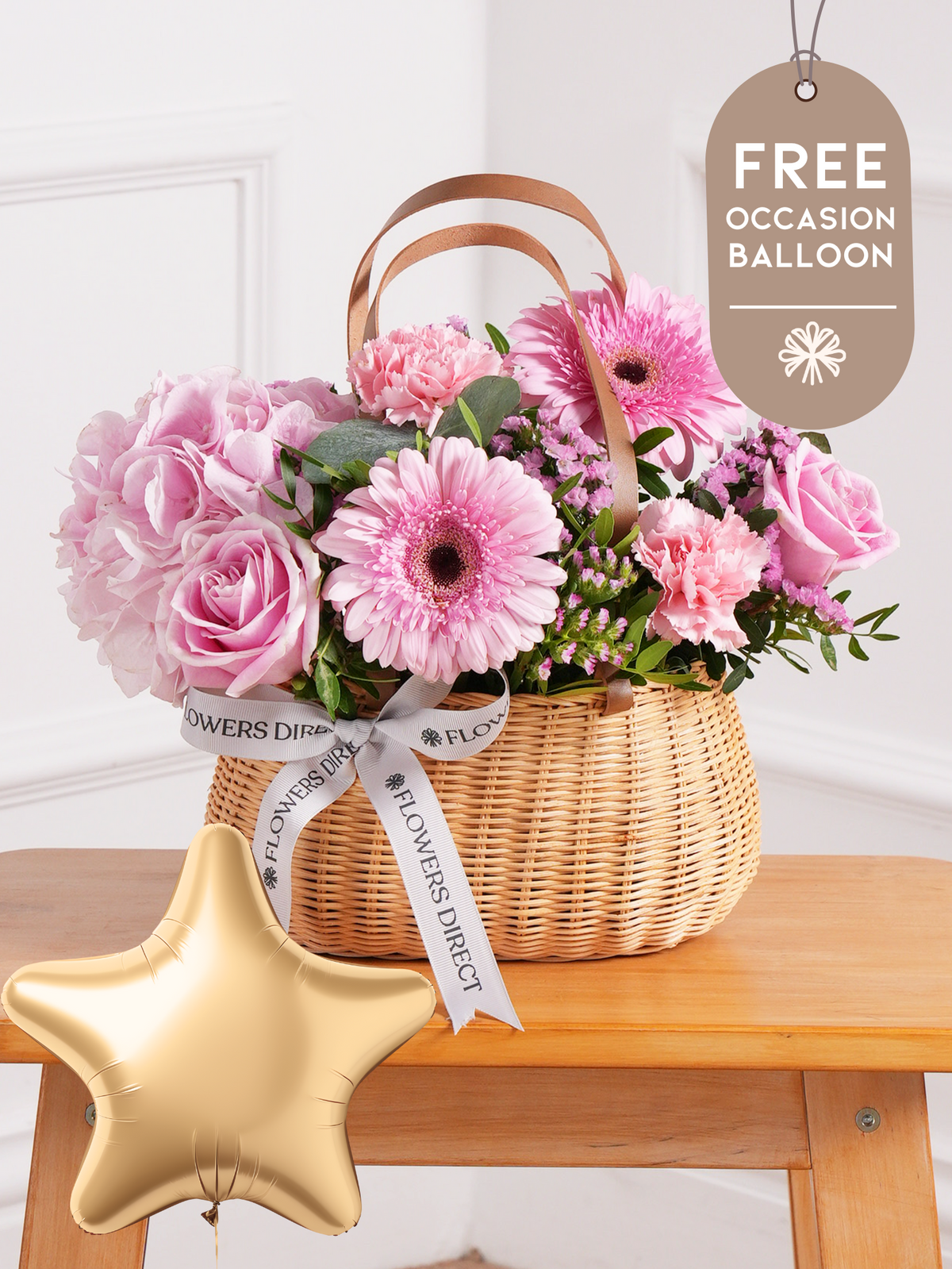 Sweetheart - Basket with Free Balloon to Match the Occasion