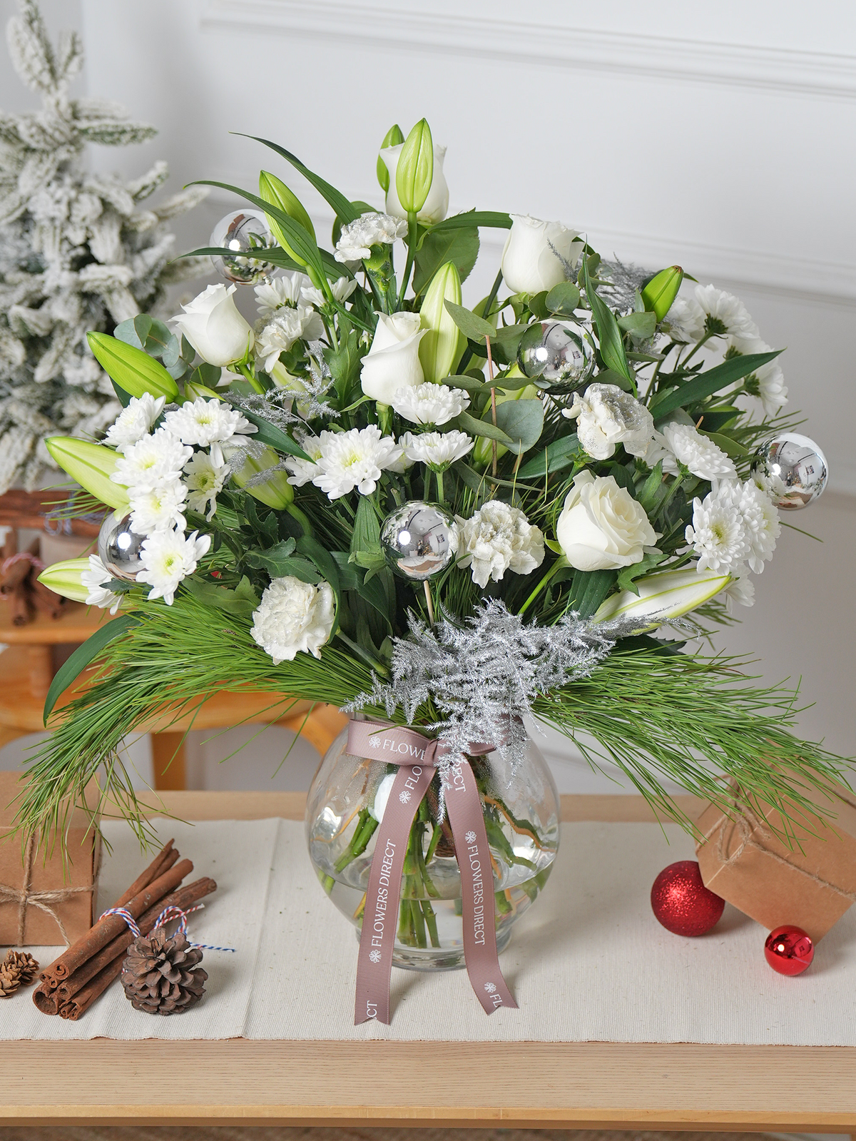 Pure Bliss Christmas Splendor Vase