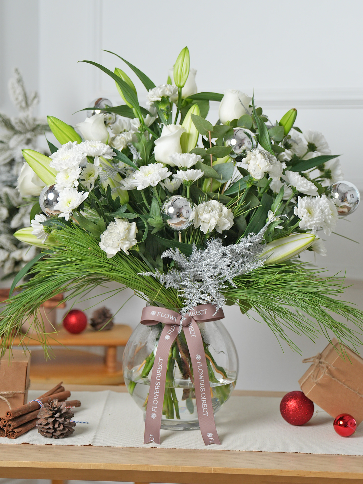 Pure Bliss Christmas Splendor Vase