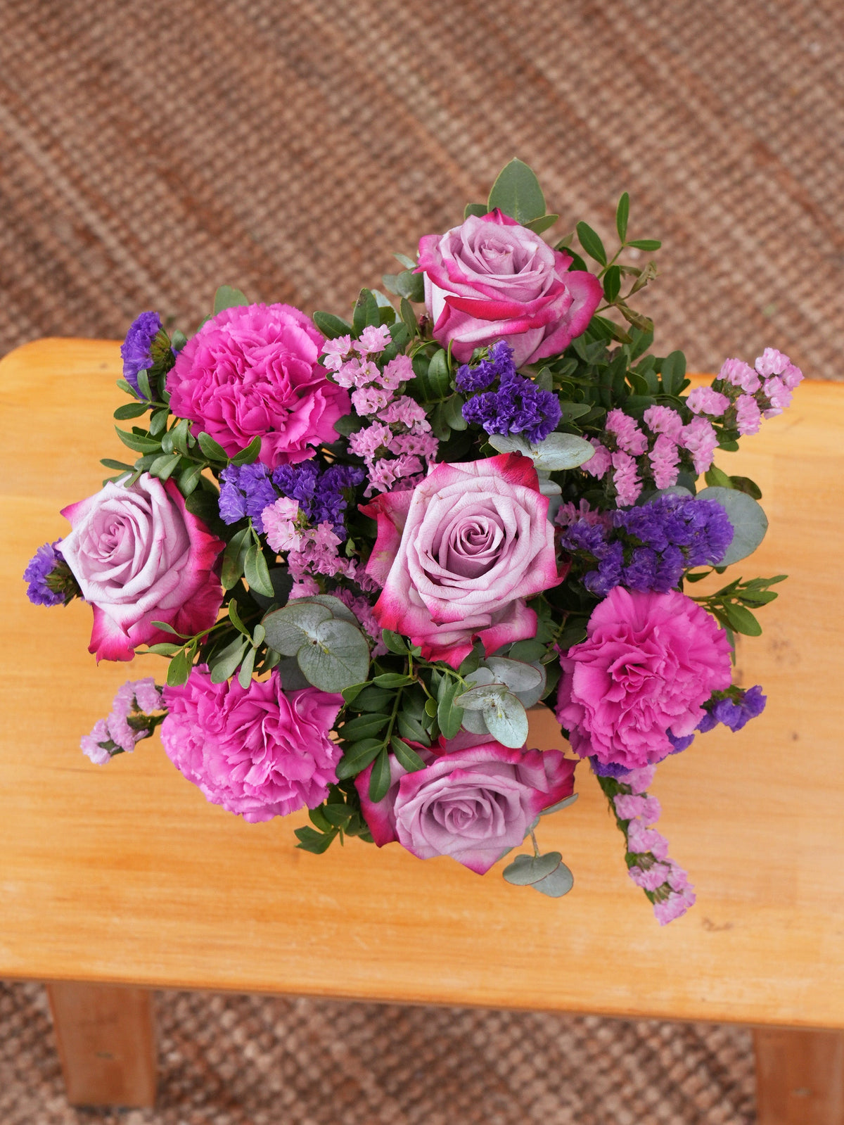 Purple Majesty - Hatbox with Free Chocolate Set