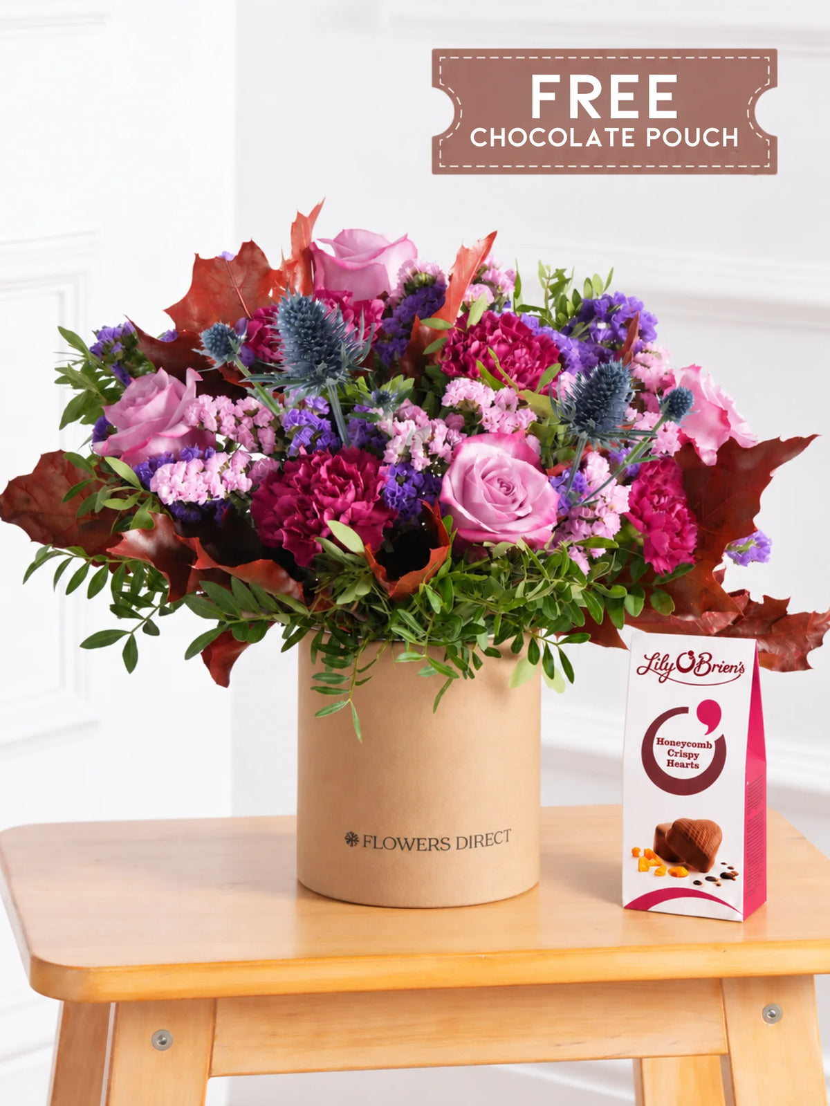 Autumn Purple Majesty Hatbox free chocolate pouch