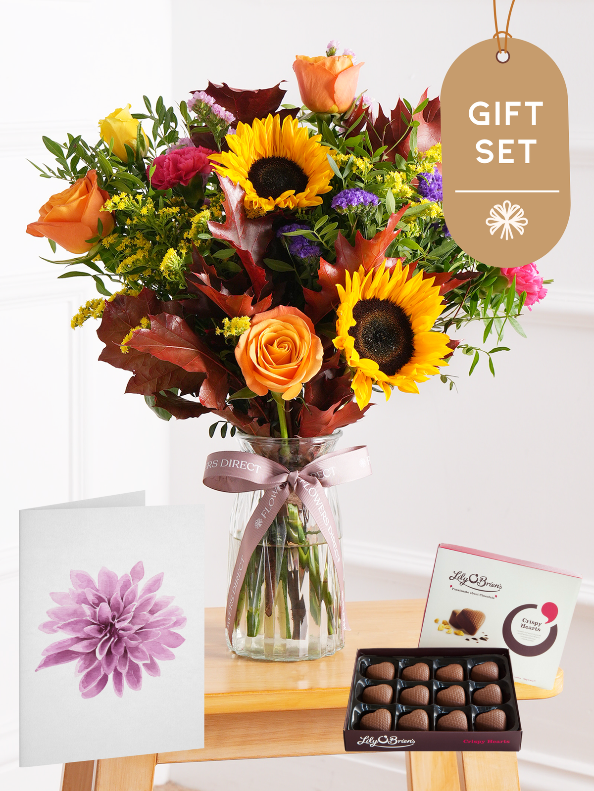 Autumn Charm Vase Gift Set