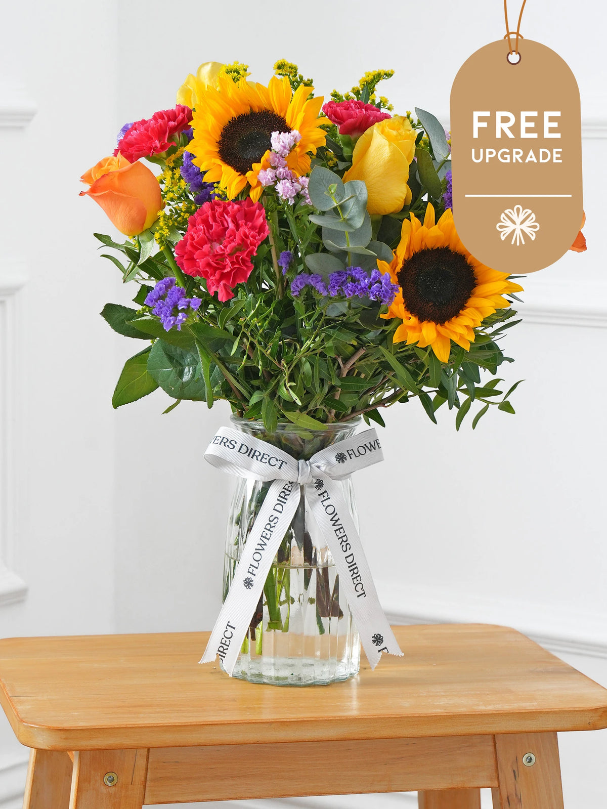 Colour Burst Vase Free Upgrade