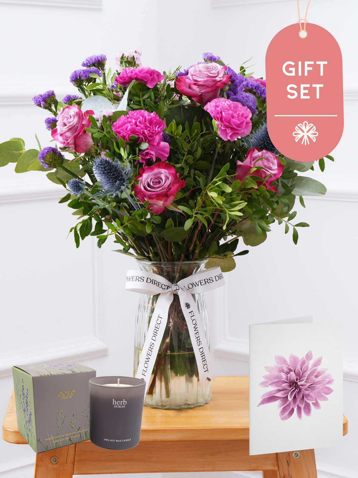 Mother's Day Purple Majesty - Vase Gift Set