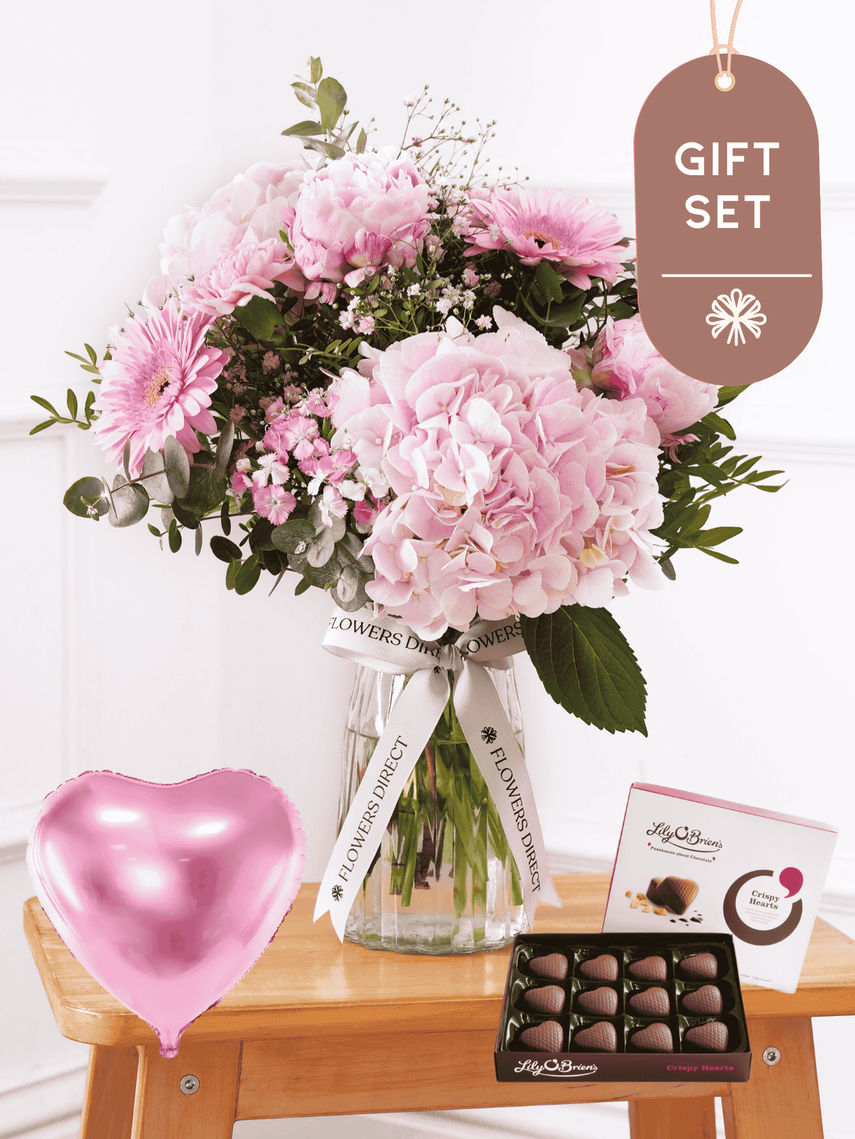 Peony Sweetheart - Vase Gift Set