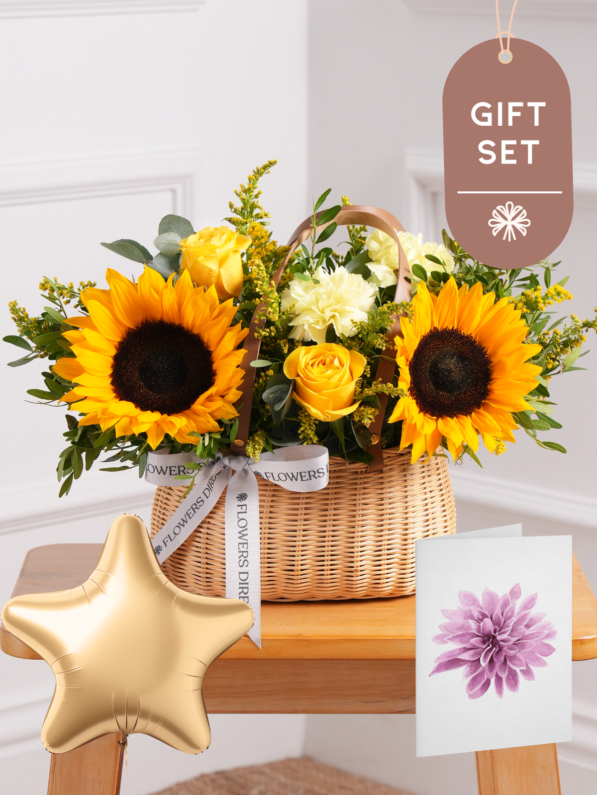 Sunflower Basket Gift Set