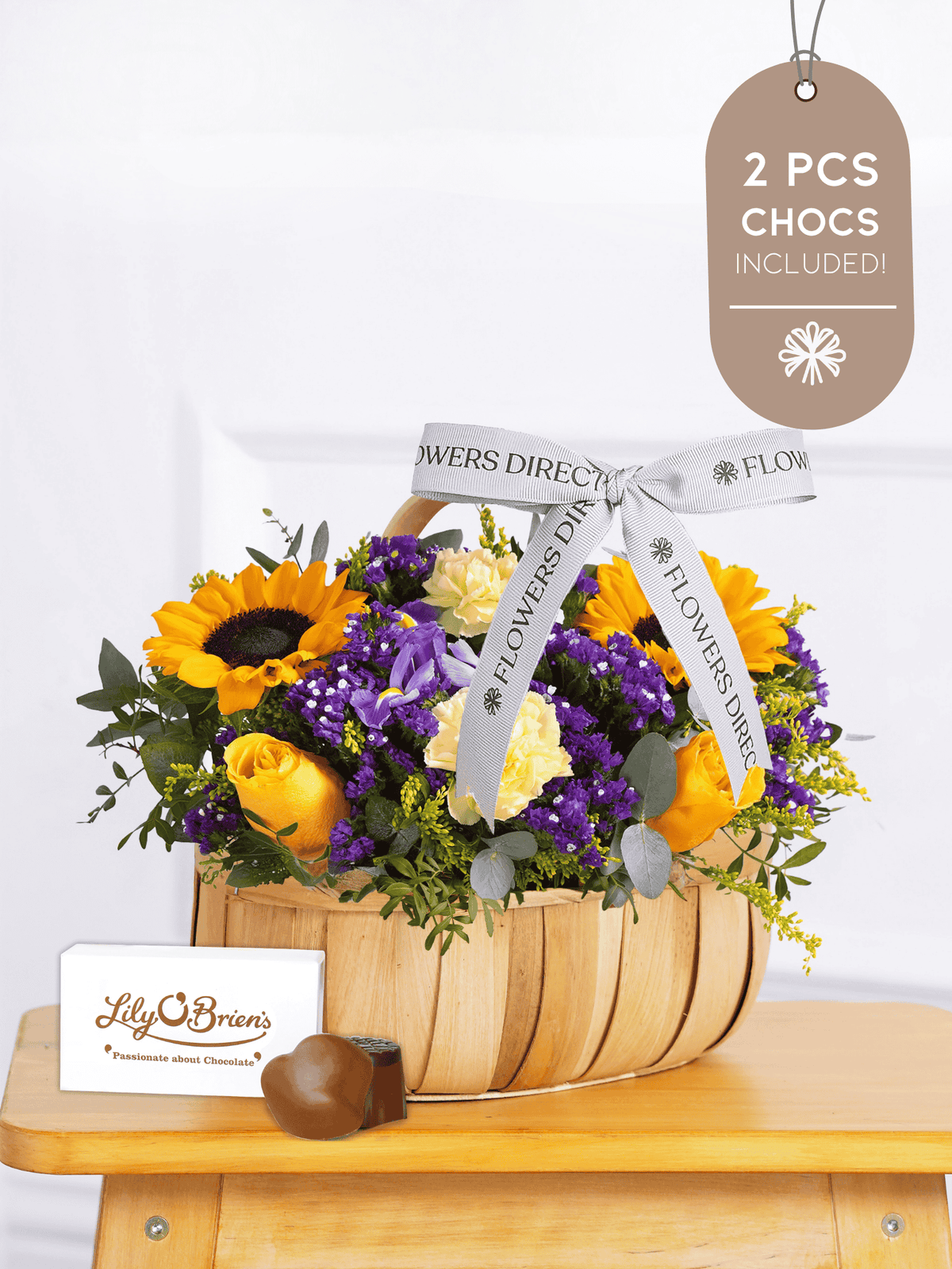 Iris Bliss Basket 2 Pcs Chocs included!