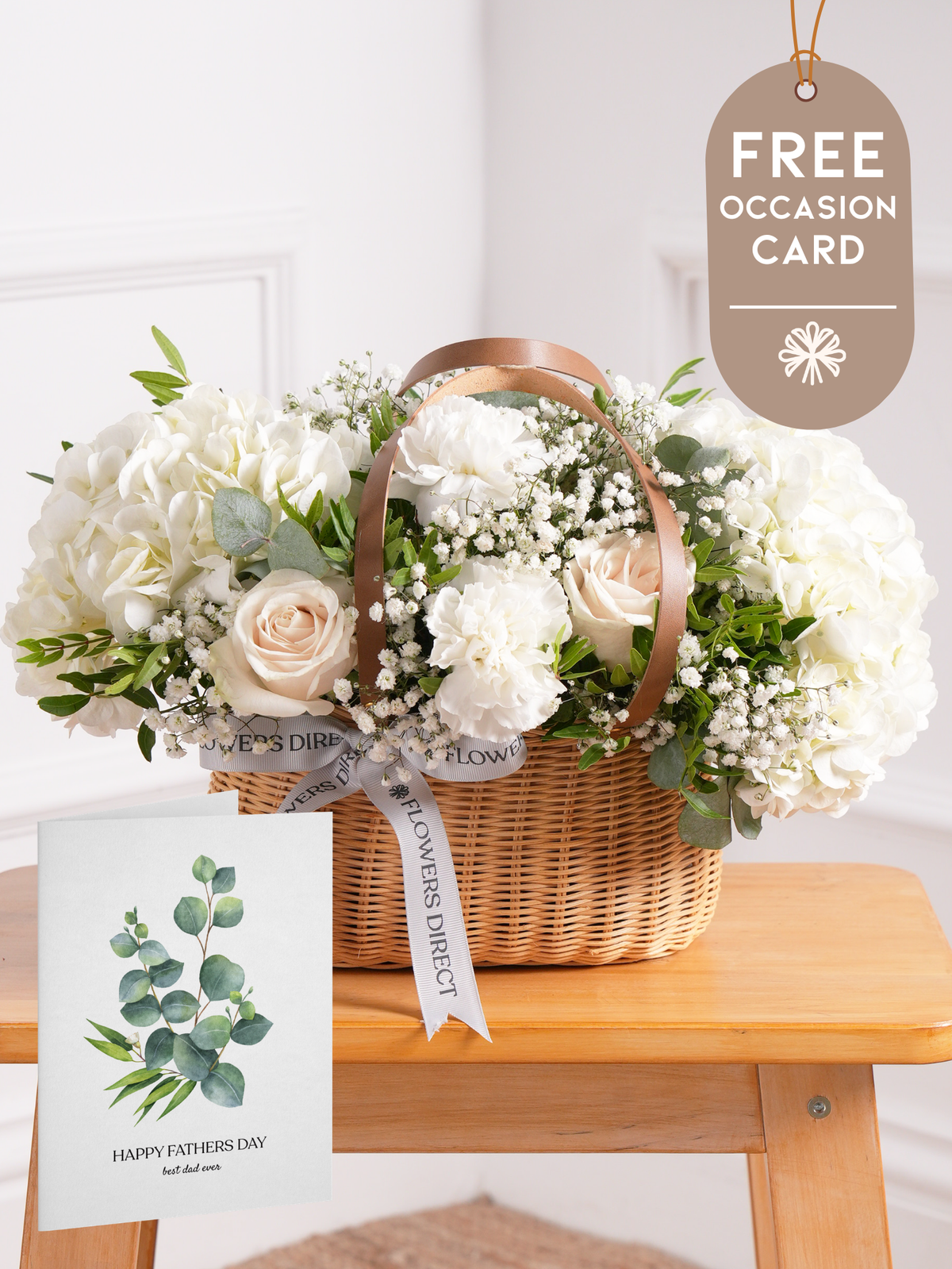 Father's Day Pure Bliss Basket with Free Occasion Card