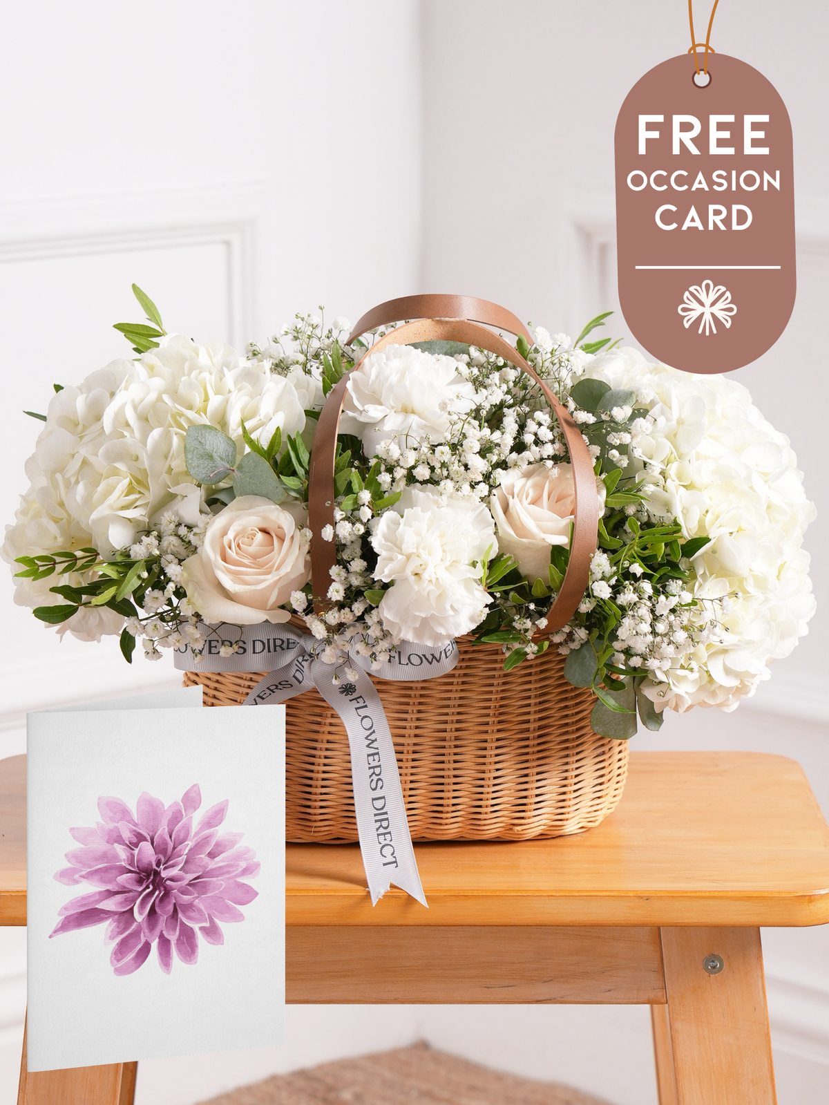 Pure Bliss Basket with Free Occasion Card