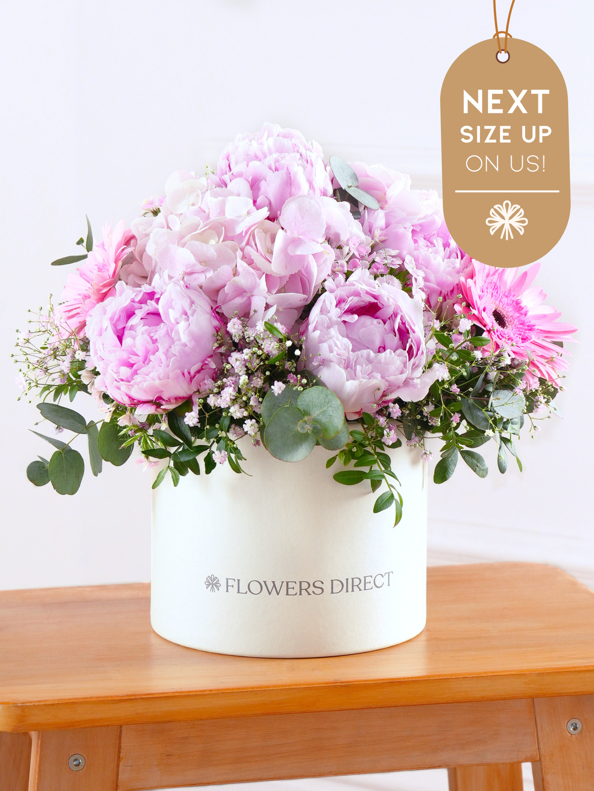 Peony Sweetheart Hatbox Next Size Up – On Us!