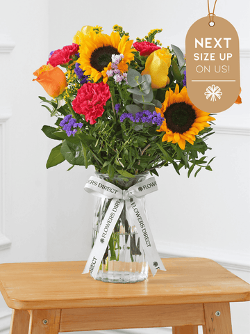 Colour Burst Vase Next Size Up – On Us!