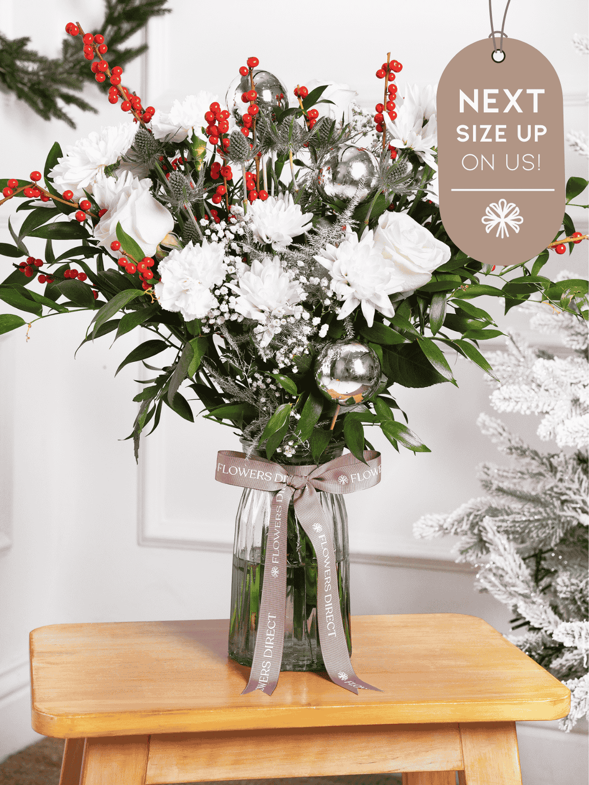 Pure Bliss Christmas Vase Next Size Up – On Us!
