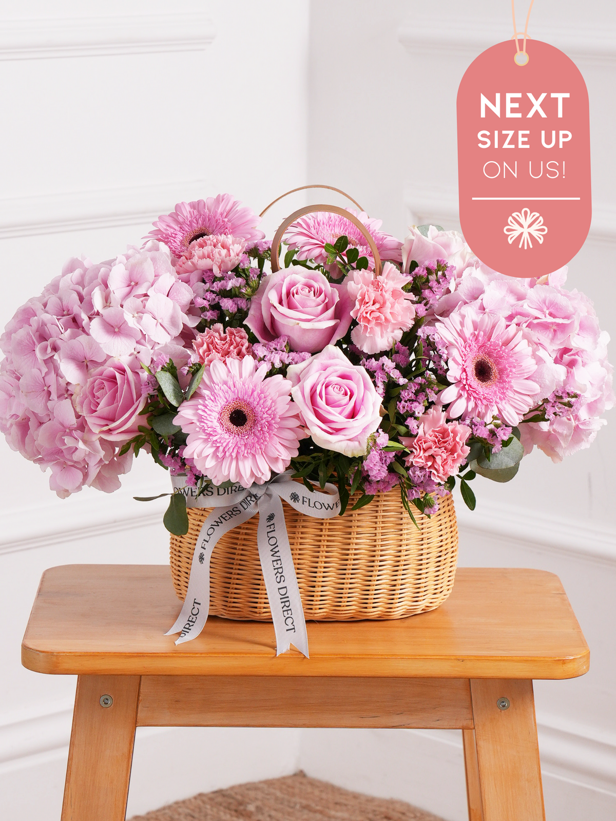 Sweetheart Basket  Next Size Up - On Us!