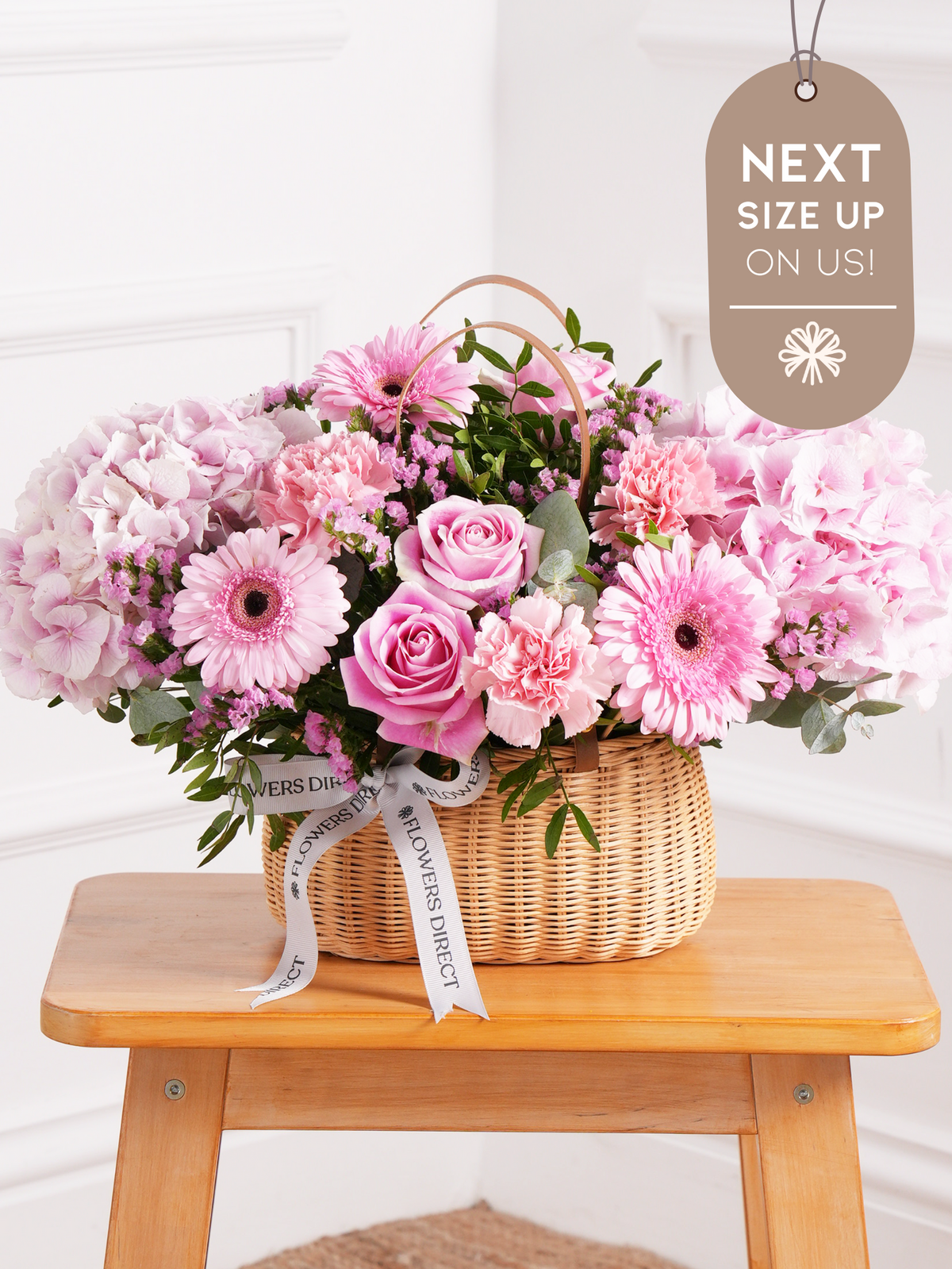 Sweetheart Basket  Next Size Up - On Us!