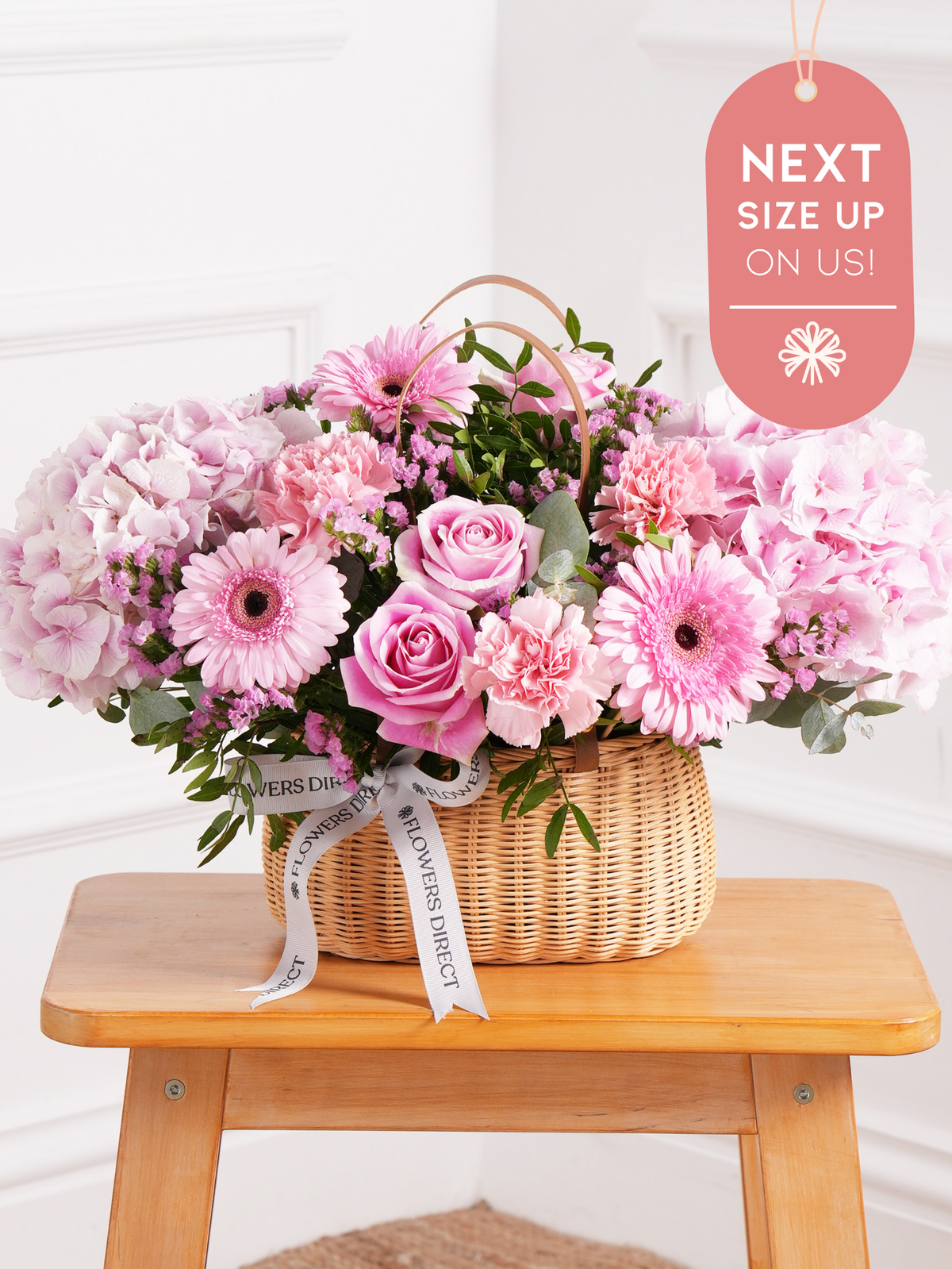 Sweetheart Basket  Next Size Up - On Us!