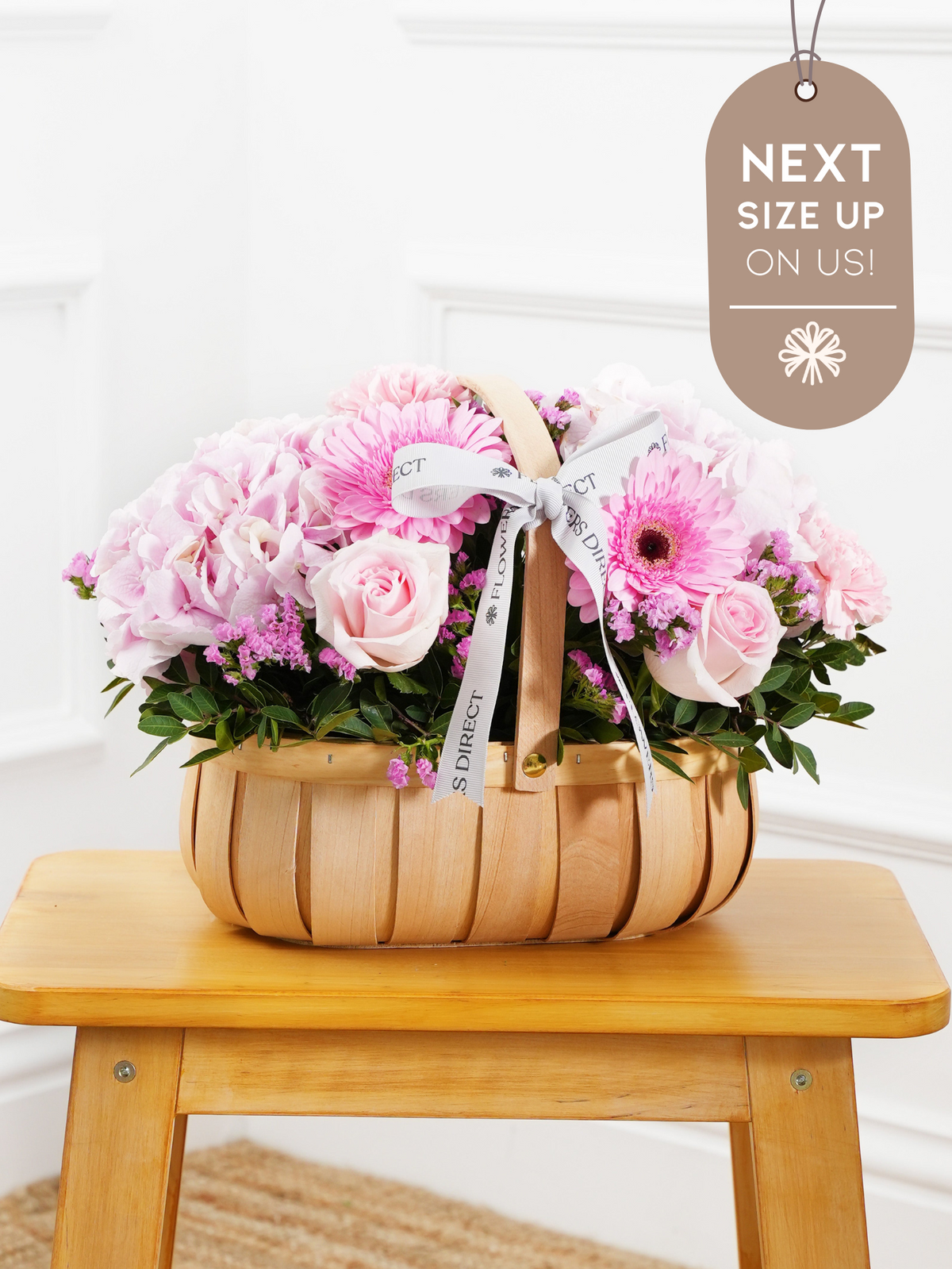 Sweetheart Basket  Next Size Up - On Us!