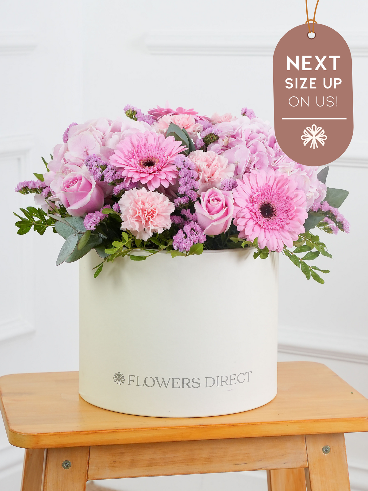 Sweetheart Hatbox  Next Size Up – On Us!