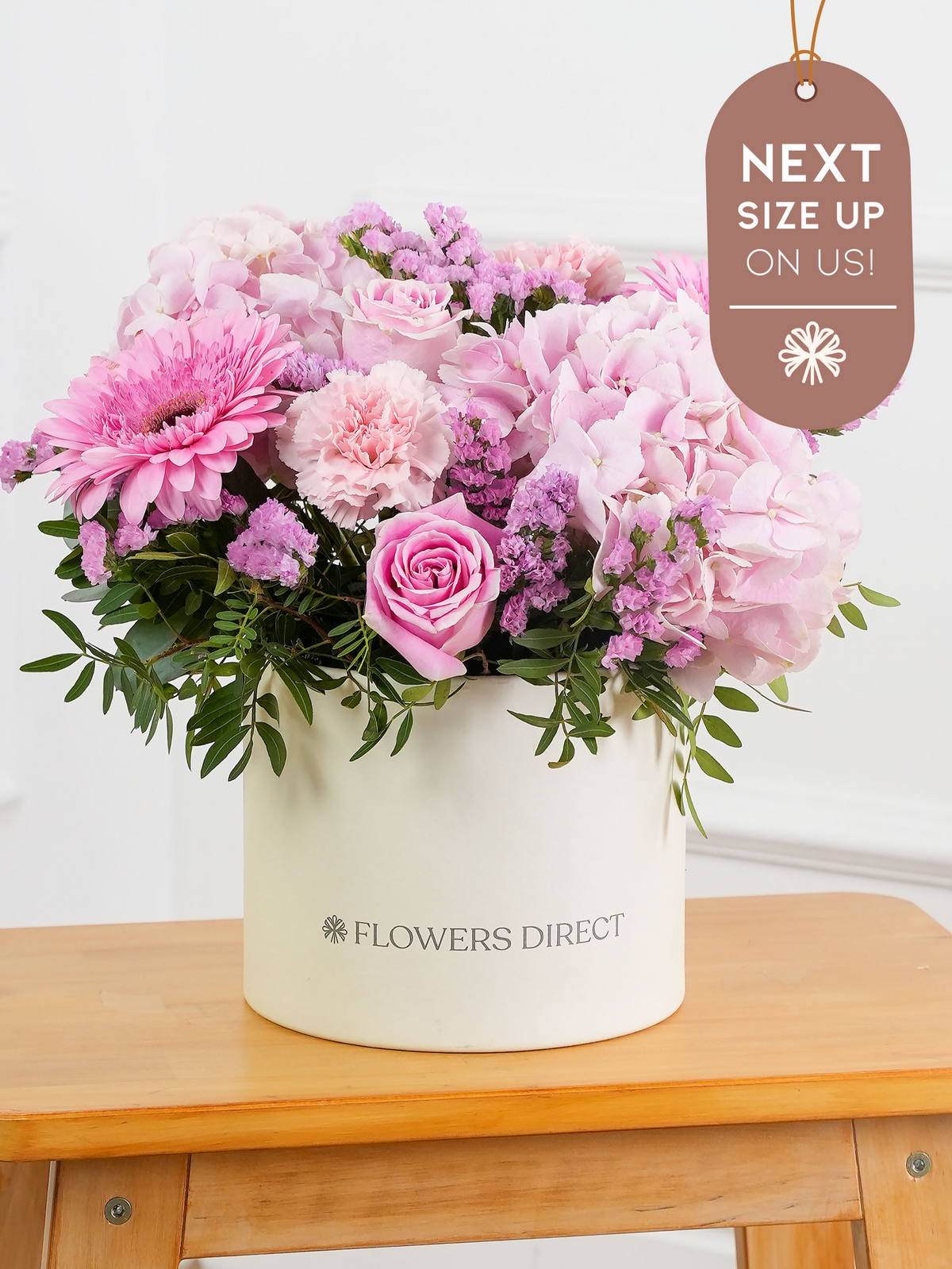 Sweetheart Hatbox  Next Size Up – On Us!
