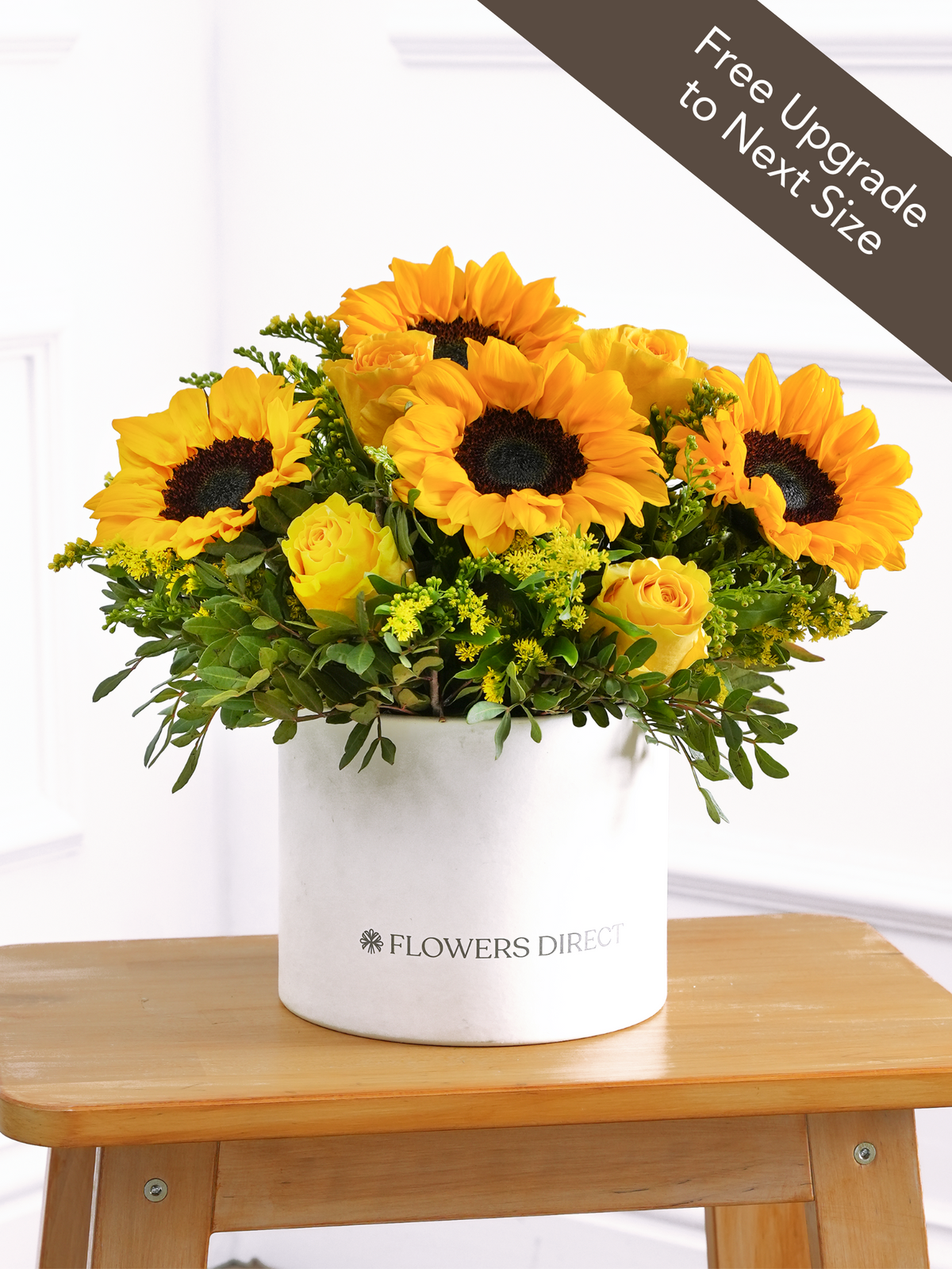 Sunny Flower - Hatbox with Free Upgrade to Next Size