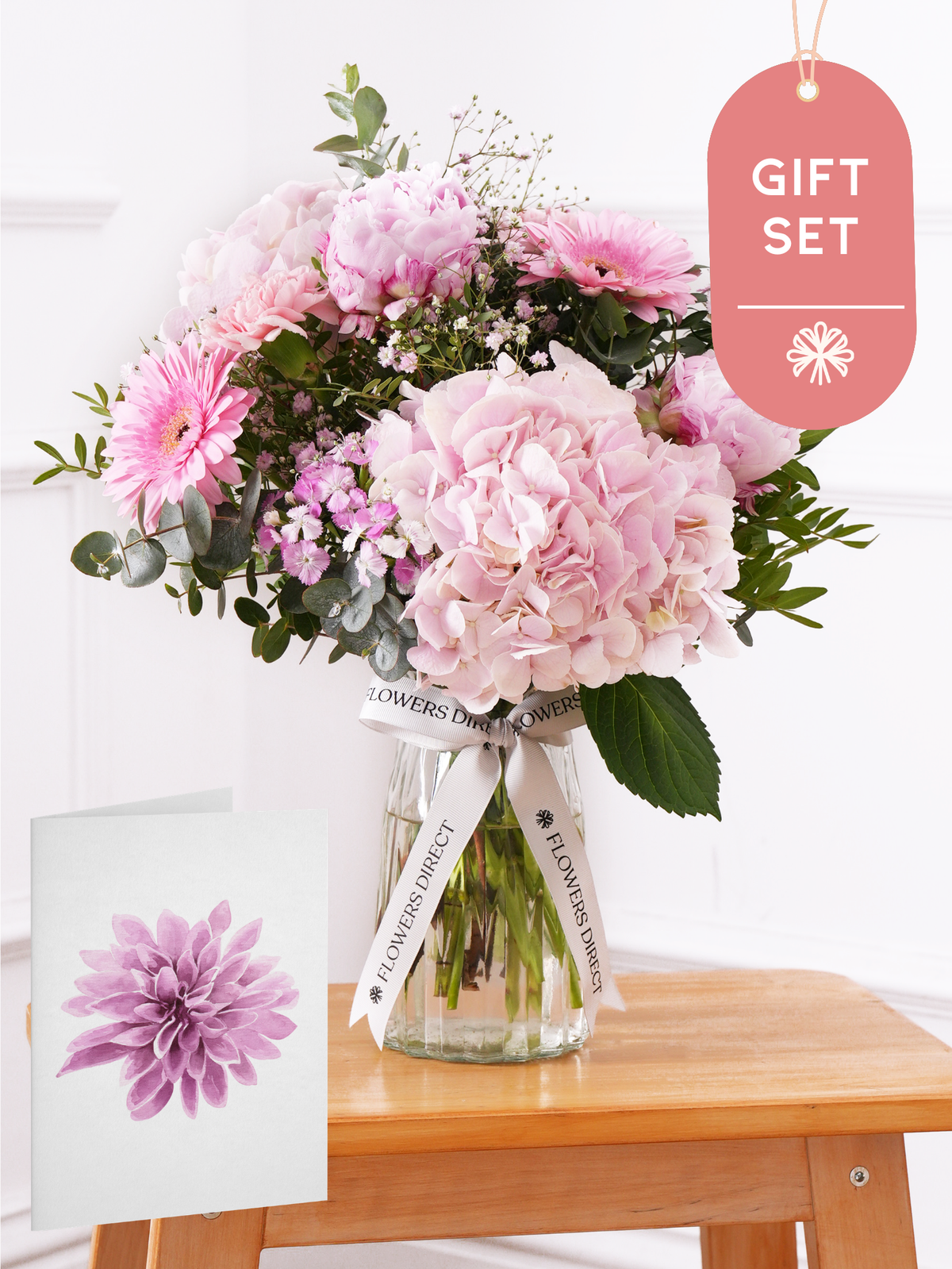 Peony Sweetheart Vase Gift Set