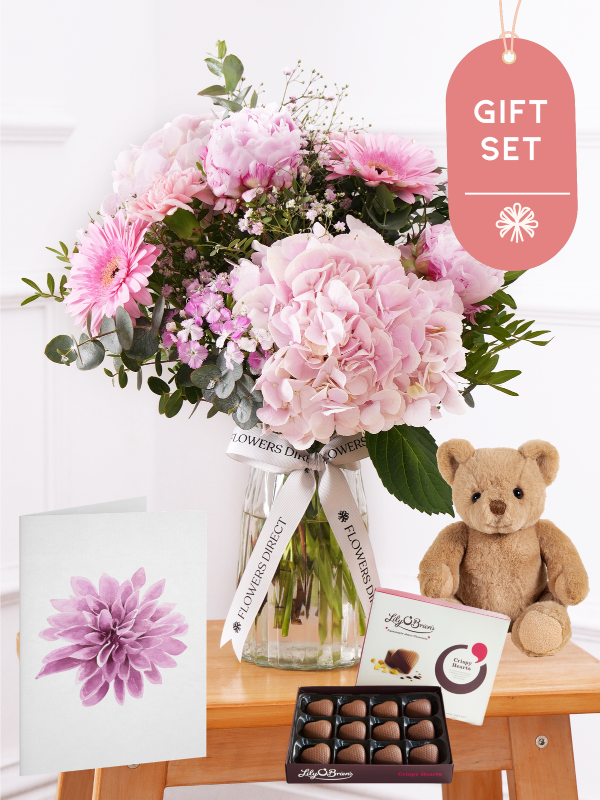 Peony Sweetheart Vase Gift Set