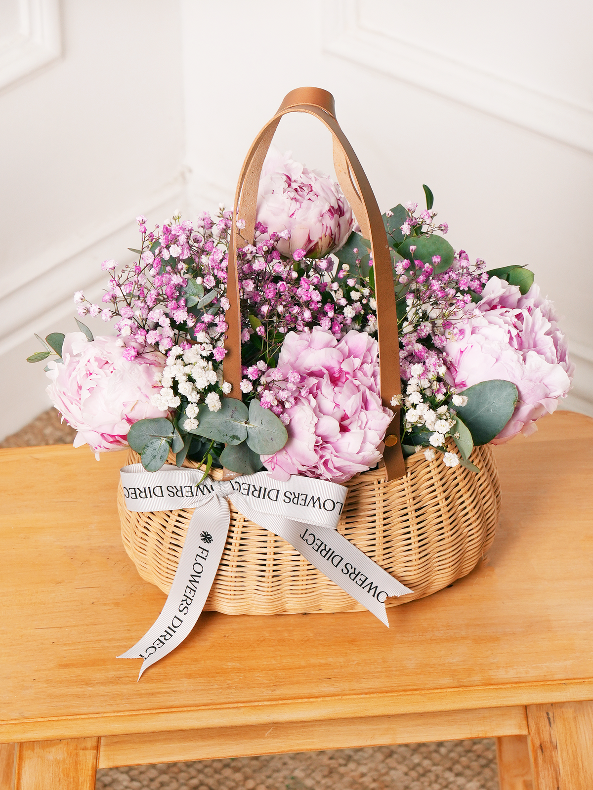 Pink Peony - Basket