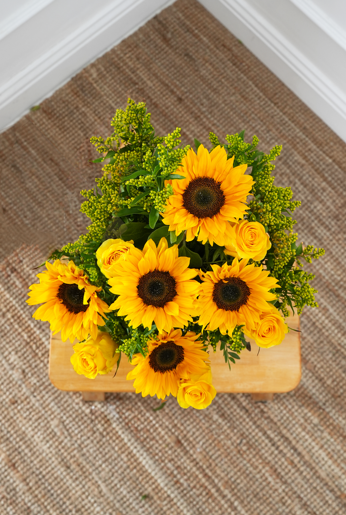 Sunny Flower - Vase with Free Upgrade to Next Size