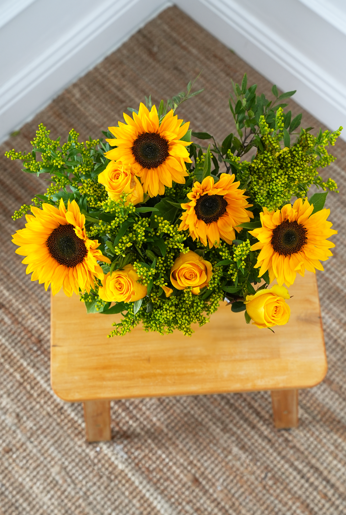 Sunny Flower - Vase with Free Upgrade to Next Size