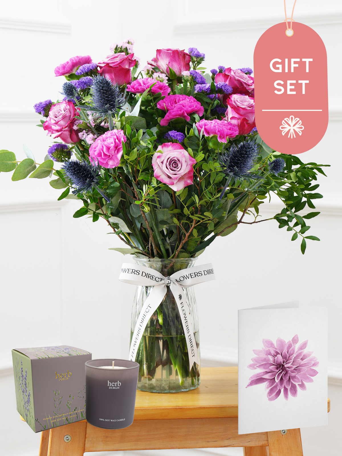 Mother's Day Purple Majesty - Vase Gift Set