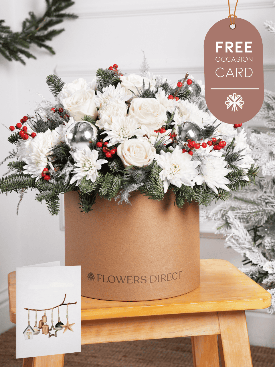 Pure Bliss Christmas - Hatbox with Free Occasion Card
