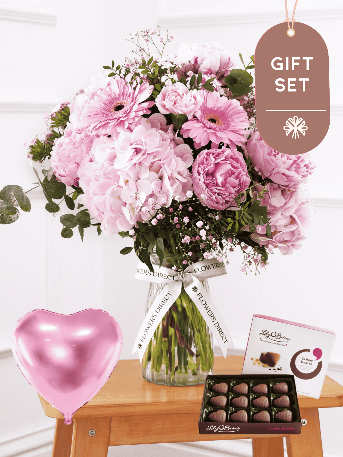 Peony Sweetheart - Vase Gift Set