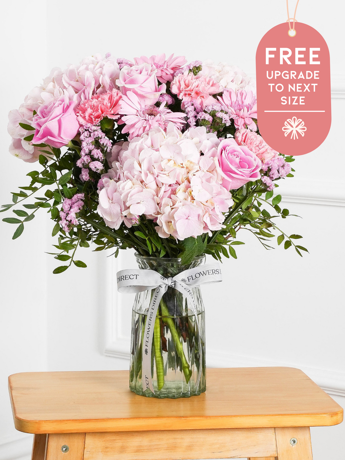 Sweetheart - Vase with Free upgrade to Next Size