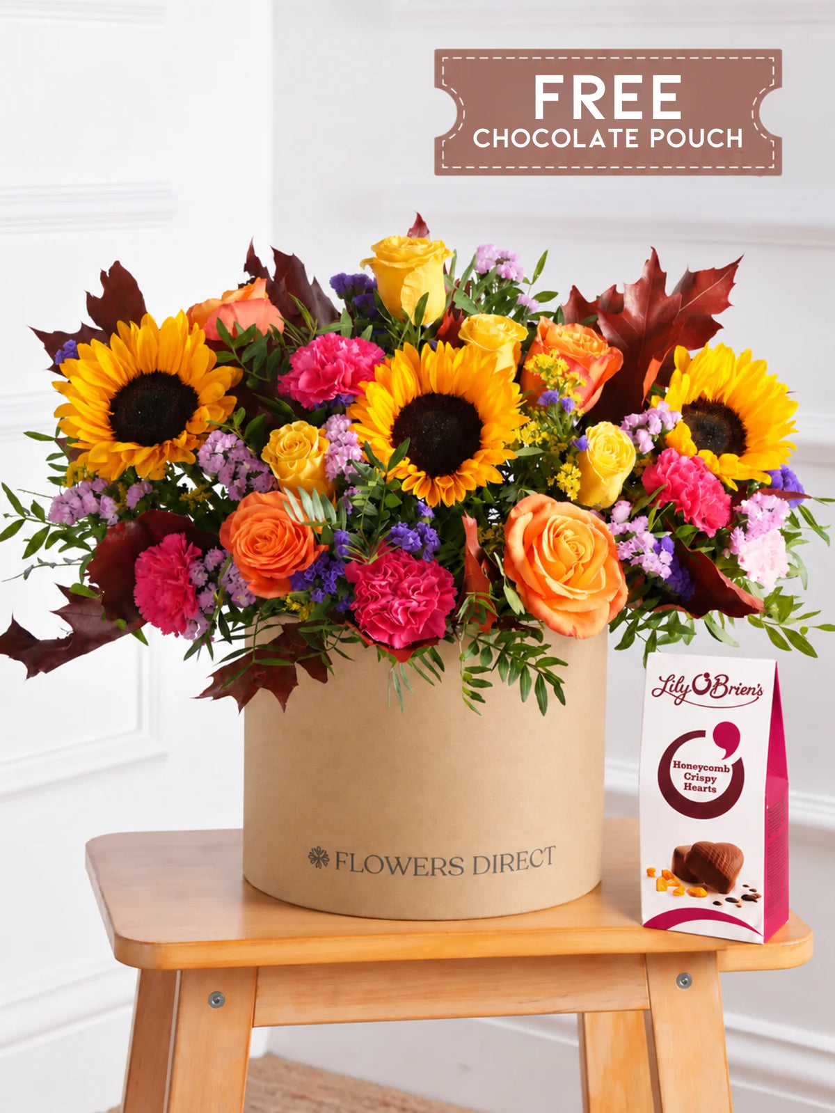 Autumn Charm Hatbox free chocolate pouch