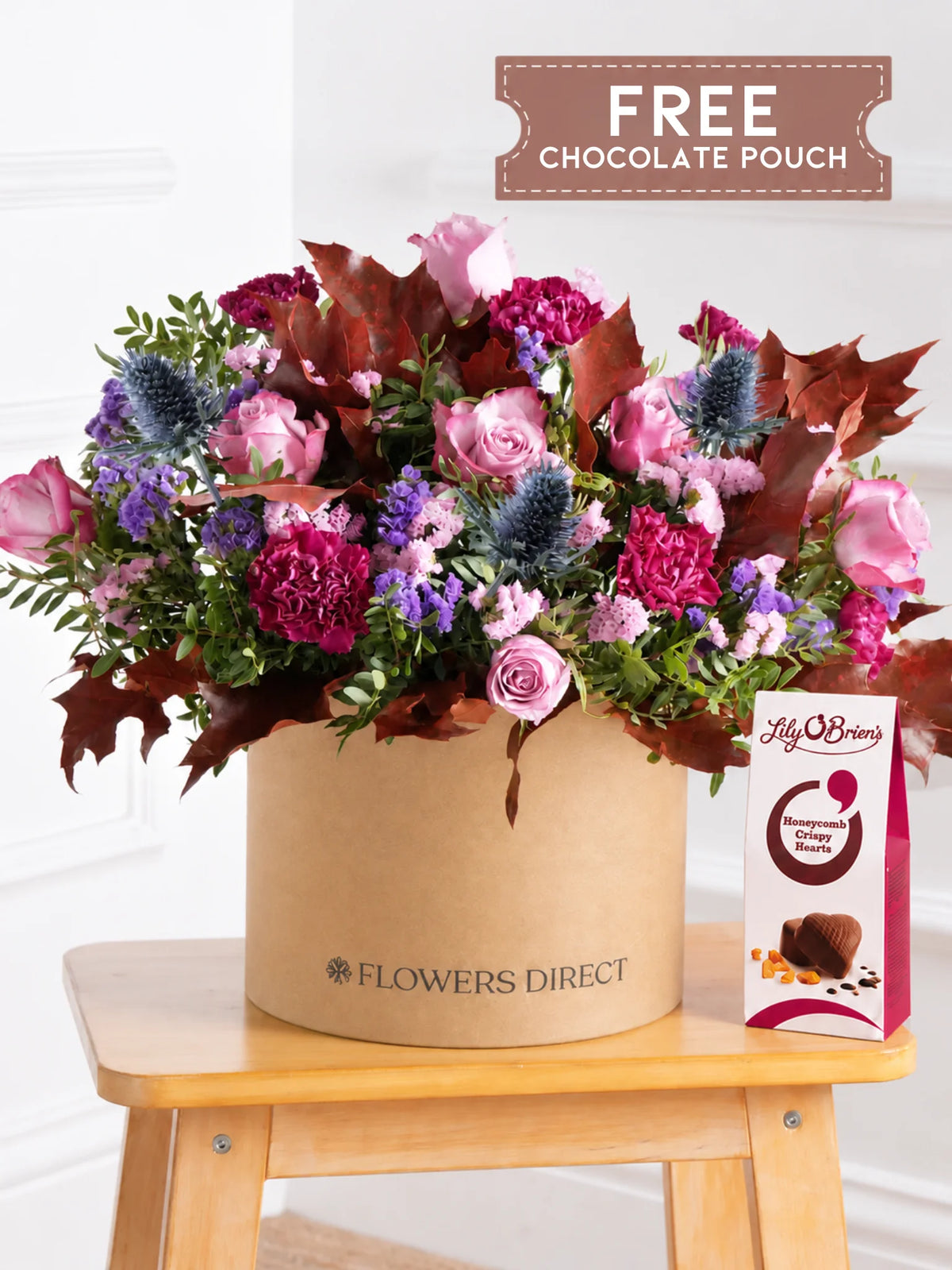 Autumn Purple Majesty Hatbox free chocolate pouch